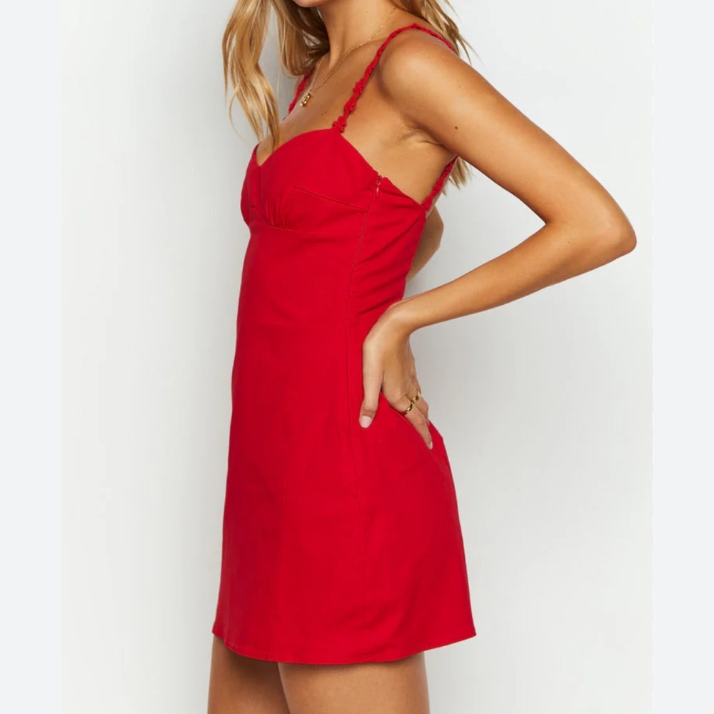 Mable Red Mini Dress